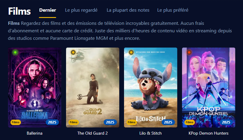 Aperçu de l'interface d'Azmip